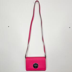 Kate Spade Newbury Lane Sally Crossbody Hot Pink Peony Bougainvillea Turnlock